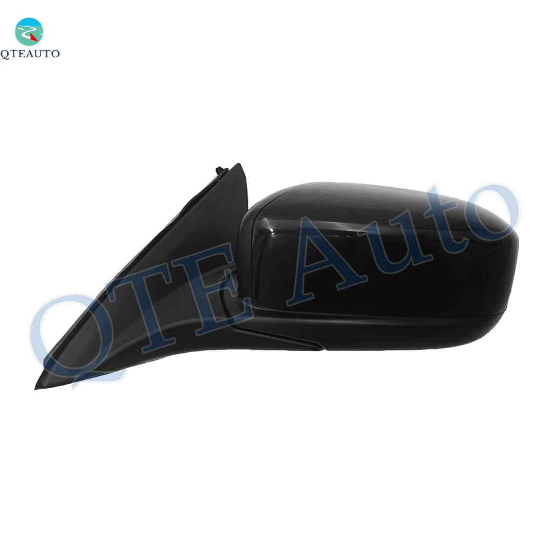 Left Driver Side Power Foldaway View Mirror Black Smooth For 2003-2007 Honda Accord