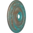 thumbnail image 3 of Ekena Millwork 24 1/4"OD x 3 7/8"ID x 2"P Logan Ceiling Medallion (Fits Canopies up to 6 1/8"), Hand-Painted Copper Green Patina, 3 of 7