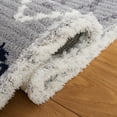 thumbnail image 5 of SAFAVIEH Marrakesh Dimas Southwestern Polyester Area Rug, Grey/Navy, 5'3" x 7'6", 5 of 8