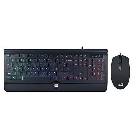 Adesso Backlit Gaming Keyboard and Mouse Combo  USB  Black price history on PriceWatchPro