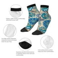 thumbnail image 6 of Bingfone Vintage Floral Butterflies Design Patterned Men'S Women'S Casual Cotton Socks, 6 of 9