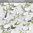 thumbnail image 5 of Botany Dog Crate Cover, Simplistic Continuous Olive Branch Pattern, Easy to Use Pet Kennel Cover Small Dogs Puppies Kittens, 7 Sizes, White Pastel Green, by Ambesonne, 5 of 6