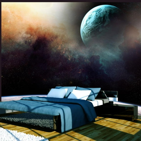 Tiptophomedecor Space Wallpaper Wall Mural - Like Being On Another Planet