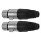 thumbnail image 1 of unbranded 2Ud Conector De Audio Xlr Plateado Para Micrófono Con De Soldadura, 1 of 8