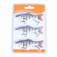 thumbnail image 6 of 3PCS Fishing Lures, Jointed Swim Baits For Bass, Muskie, Trout, Pike - 3.9in/0.63oz, 6 of 6