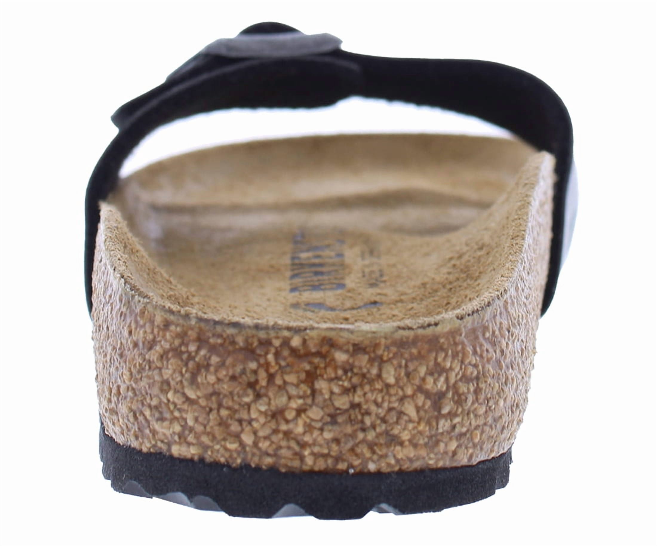 Birkenstock Madrid BS Narrow Unisex Shoes Size 3, Color: Metallic Black