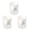 White-3PCS, variant on Bobasndm 3 Pack 4 Inch Clear Planter Pots, Large African Violet Plastic Pots, Absorbent Pots for Indoor Plants, Herbs, African Violet, Ocean Spider Plant, Orchid Planter, Clear