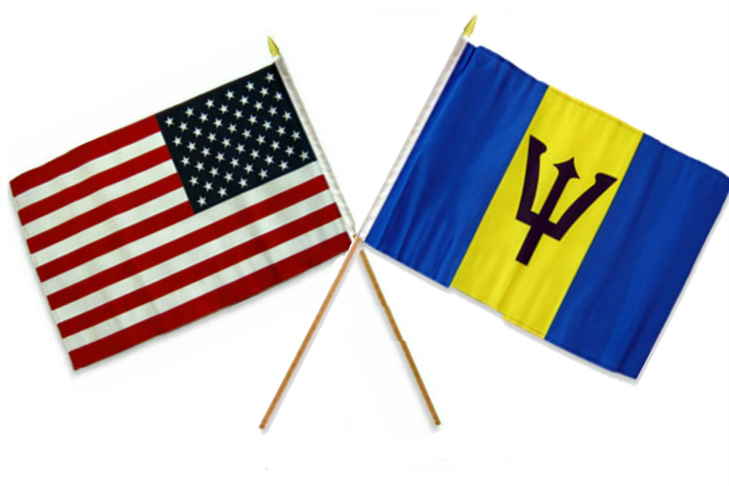 12x18 12"x18" Wholesale Combo USA American & Merchant Marine 1775 Stick Flag 