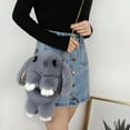thumbnail image 5 of Cute Plush Rabbit Single Shoulder Bag Crossbody Bags Japanese Bunny Stuffed Rabbit Toy Children School Backpack Kids Gift Toys, 5 of 10