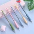 thumbnail image 4 of 5pcs Pressing Pens Black Ink 0.5 mm Fine Needle Point Retractable Cute for College Students Office(Morandi Colors), 4 of 8