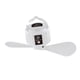 thumbnail image 4 of Ventilador de techo para tienda de campaña con temporizador y gancho para colgar, 3 velocidades Blanco 10400mAh, 4 of 7