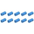 thumbnail image 2 of 10 piezas de acoplamiento de eje para motor paso a paso, 14 mm de diámetro, 25 mm de longitud, conector de unión de 5 x 5 mm (0,2 x 0,2 pulgadas), color azul, 2 of 14