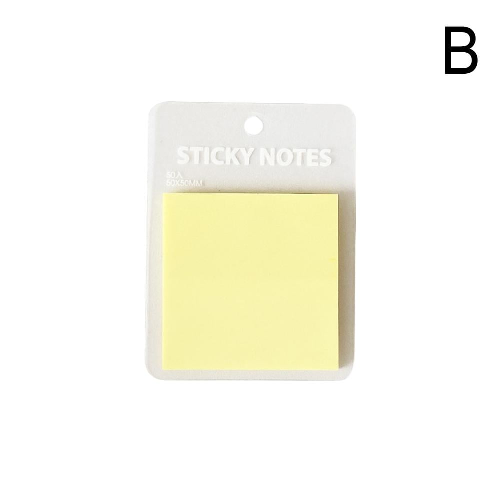 TPALPKT 50 Sheets/Pack Transparent Sticky Notes, Clear SelfSticky Memo