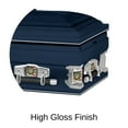 thumbnail image 3 of Titan Casket, Veteran Select Coast Guard XL Steel Casket (29" Oversize) with Coast Guard Head Panel, 3 of 5