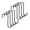 black 20cm, variant on Tnarru 8 Pieces Fence Hooks Plant Hangers Portable Pool Pole Hanger Patio Hooks Fence Hangers for Bird House Bird Feeders Plant Pots black 15cm