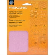 Texture Plate Double-Sided Assortment III 6/Pkg-12 Designs