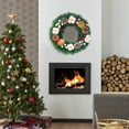 thumbnail image 5 of Christmas Artificial Cottons Pinecone Garland Wreath, 5 of 5