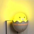 thumbnail image 2 of Lindo de forma amarilla de sensor de luz Lámpara de pared regulable Control remot el hogar Dormitorio Baño Bebé Niños B + Mando a Sunnimix Luz de noche, 2 of 8