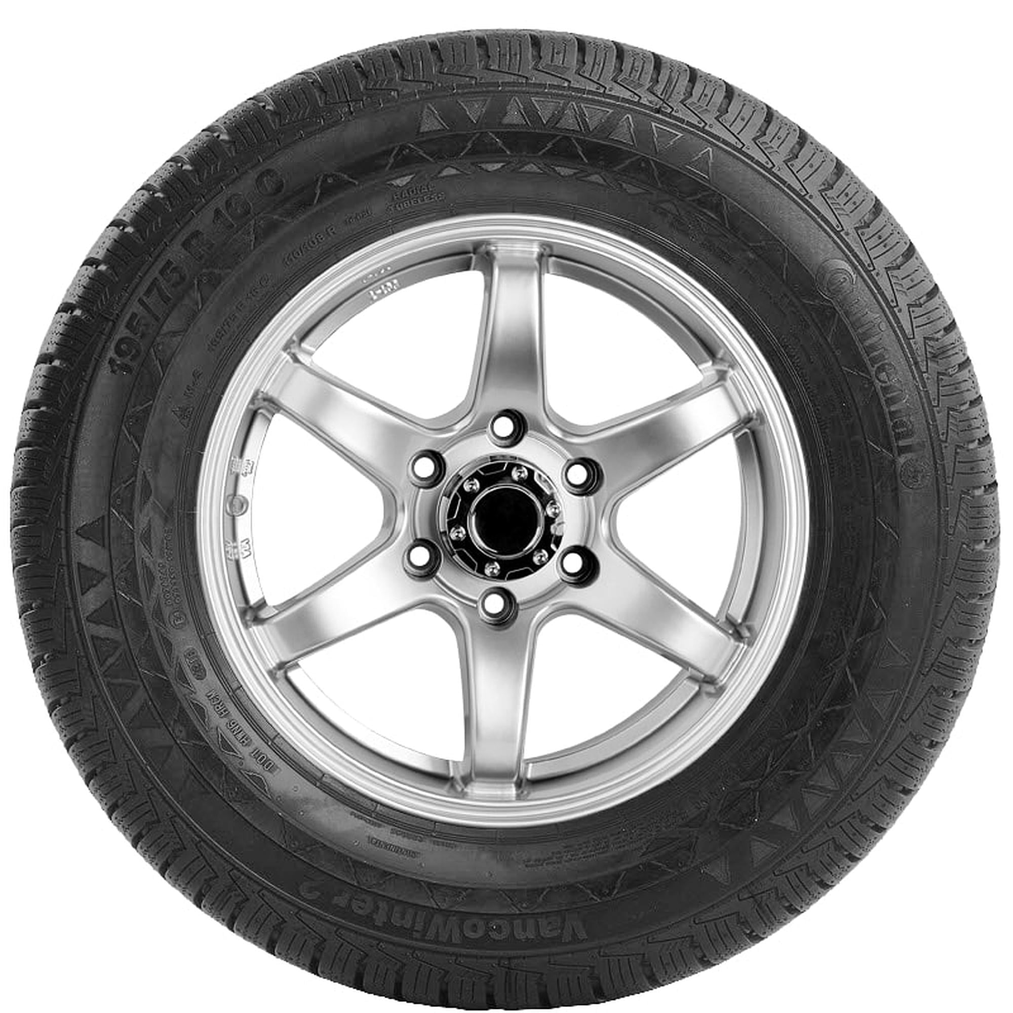 Continental VancoWinter 2 Winter 235/65R16C 118/116R E Light Truck Tire Fits: 2008 Suzuki XL-7 JX, 2007 Suzuki XL-7 Base