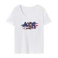 thumbnail image 1 of Camiseta de mujer de verano con cuello redondo y manga corta para viaje, senderismo, regalo para mujer M, 1 of 7