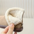 thumbnail image 7 of Eltusu Girls Snow Boots, Soft Thermal Casual No Slip Winter Booties Khaki Size 1(Big Girls), 7 of 7