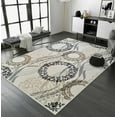 thumbnail image 2 of Rugs for Living Room 8x10 Cream Modern Rugs Runners Hallway Contemporary 5x7 2x8, 2 of 5