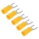thumbnail image 4 of Juego de 50 conectores de crimpado de cable aislados con terminal de horquilla de 14 a 12 AWG para equipos SV3.5-5 amarillo, 4 of 12
