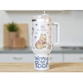 thumbnail image 2 of Cute Pooh Bear 40oz Tumbler with Handle, Cartoon Bear Stainless Steel Insulated Travel Mug with Straw, Large Coffee & Water Cup Gift for Cartoon Lovers, 2 of 3