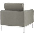 thumbnail image 3 of Modway Loft Upholstered Fabric Armchair in Granite, 3 of 3