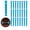 Blue, variant on YEMNPIOS Short Perm Rods Natural Hair Non Slip Plastic Cold Wave Perming Rods with Elastic Rubber Band Hairdressing Styling Tool Gray 0.59 Inch 30 Pcs