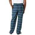 thumbnail image 3 of Kingsize Men's Big & Tall Flannel Plaid Pajama Pants Pajama Bottoms, 3 of 6
