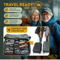 thumbnail image 6 of Premium Foldable Hiking Poles by USA  - Adjustable, Lightweight Trekking Poles Made of Aircraft Aluminum, 6 of 7