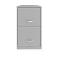 thumbnail image 3 of Space Solutions 18 inch 2 Drawer Metal File Cabinet, Arctic Silver, 3 of 4