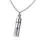 thumbnail image 4 of 2x Botella de recuerdo de acero inoxidable que se puede abrir, urna para cenizas de cremación líquida, colgante, cadena, collar, joyería, 4 of 5