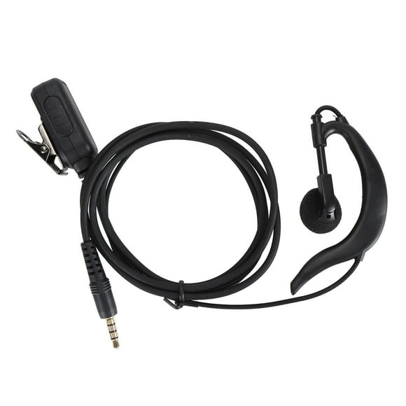 3.5mm Earhooks, Wired Portable Push To Talk 3.5mm Earpiece for 2 Way Radio