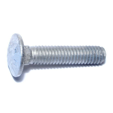 

5/16 -18 x 1-1/2 Hot Dip Galvanized Grade 2 / A307 Steel Coarse Thread Carriage Bolts CBS-361