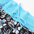 thumbnail image 6 of zaveiop Blouson Tankini Swimsuits for Women - Two Piece Tummy Control Bathing Suit with Shorts Modest Swimwear (Blue14, XL), 6 of 9