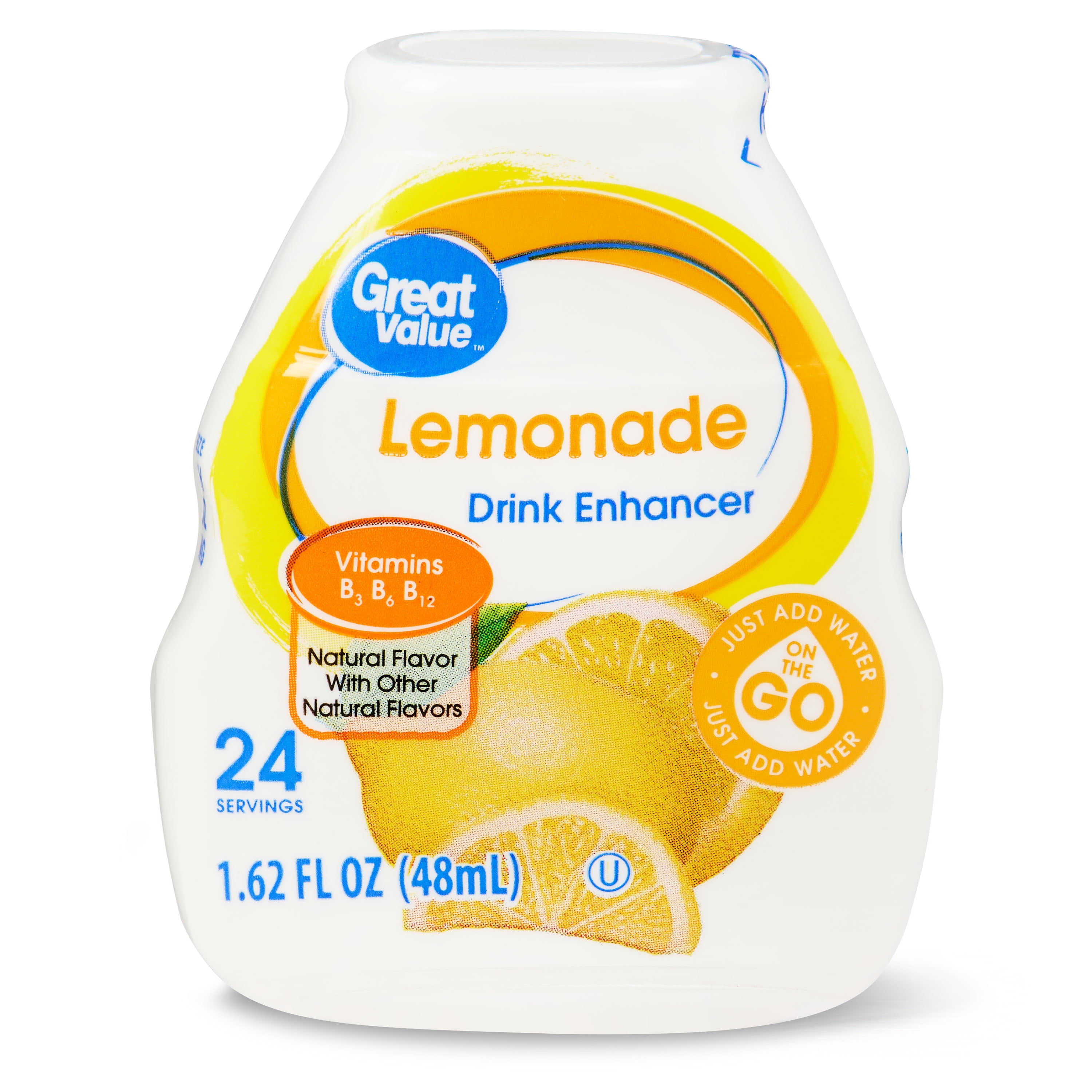 Great Value Liquid Drink Enhancer, Lemonade, 1.62 fl oz