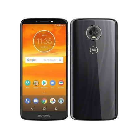Motorola Moto E5 Plus Dual-SIM 16GB ROM + 2GB RAM (GSM Only | No CDMA) Factory Unlocked 4G/LTE Smartphone (Flash Grey) - International Version