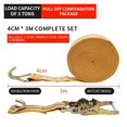 thumbnail image 1 of Self Locking Truck Binding Strap Tightener Small Ratchet Design For Cargo Packing Fixing And Airplane Straps, 1 of 7