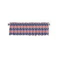 thumbnail image 3 of 4th of July Curtain Valance 4th of July Valance Curtain Toppers 4th of July Decorations Independence Day Window Valance Flag Pattern with Star and Stripe Short Curtain Valances Living Room Kitchen, 3 of 7