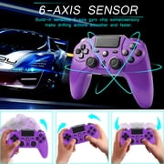 Wireless Controller Compatible with P4/P4 Slim/P4 Pro/Windows PC, Purple