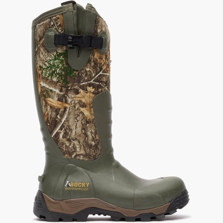 Rocky Men s Shoes Waterproof Rugged Boot Wide Calf Thin Realtree Edge Size 9
