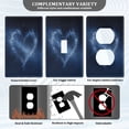 thumbnail image 3 of Light Switch Cover Switch Plate Outlet Cover Plug Cover for Electrical Toggle Switch Starry Sky Background with Stars, 3 of 6