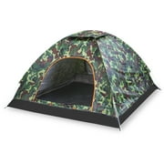 iMountek 3/4 Man Camping Tent, Automatic Instant Pop-up Dome Tent Family Waterproof Camping Tent, Camouflage