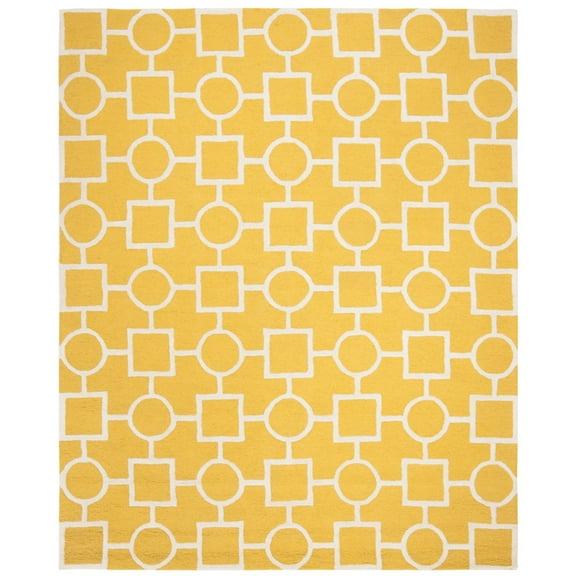 SAFAVIEH Cambridge CAM143Q Handmade Gold / Ivory Rug