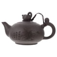 thumbnail image 1 of MasteelfCA 1PC Ceramic Retro Teapot Adornment Creative Ceramic Double Pot Teapot Tea Set, 1 of 8