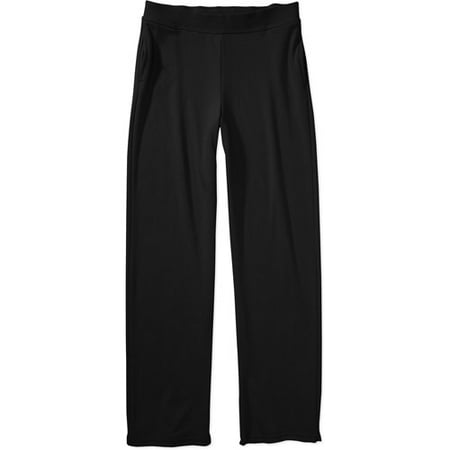 white stag knit pants with pockets