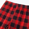 thumbnail image 5 of Onlypjs Family Matching Christmas Pajamas Sets – Holiday Red Plaid Long Sleeve Tops & Pants for Women, Men, Couples, 5 of 6