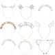 thumbnail image 2 of Diadema navideña con astas, copo de nieve, Feliz Navidad, HOHOHO, pentagrama, pinza para el pelo de Feliz Año Nuevo, accesorios para el cabello, 2 of 4